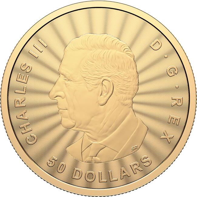Majestátní vlk 2026, zlatá mince v blistru, 1 oz