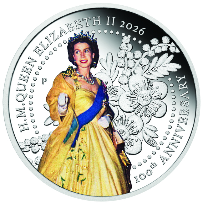Královna Alžběty II. - sada stříbrných mincí v etuji, 3 x 1 oz