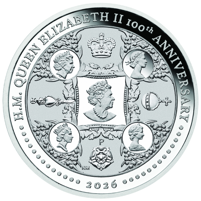 Královna Alžběty II. - sada stříbrných mincí v etuji, 3 x 1 oz