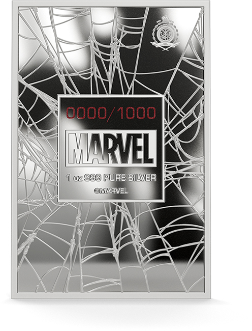 Spider Man 2026 -The Power, The Duty, The Choice, stříbrná mince v etuji, 1 oz