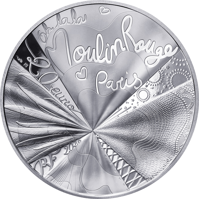 Moulin Rouge 2026, stříbrná mince v etuji, 1 oz