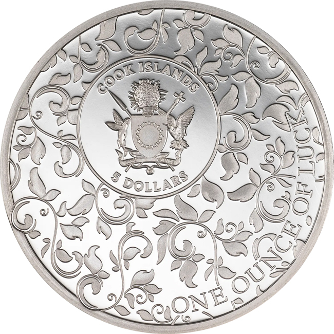 Čtyřlístek 2026 - Unce štěstí, stříbrná mince v etuji, 1 oz