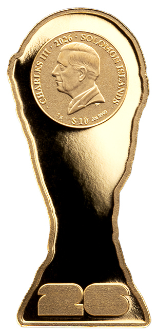 FIFA World Cup: Trofej 2026, zlatá mince, 1 g