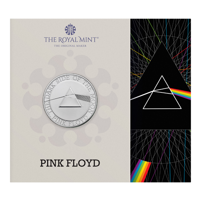 Hudební legendy: Pink Floyd 2026, CuNi mince v blistru
