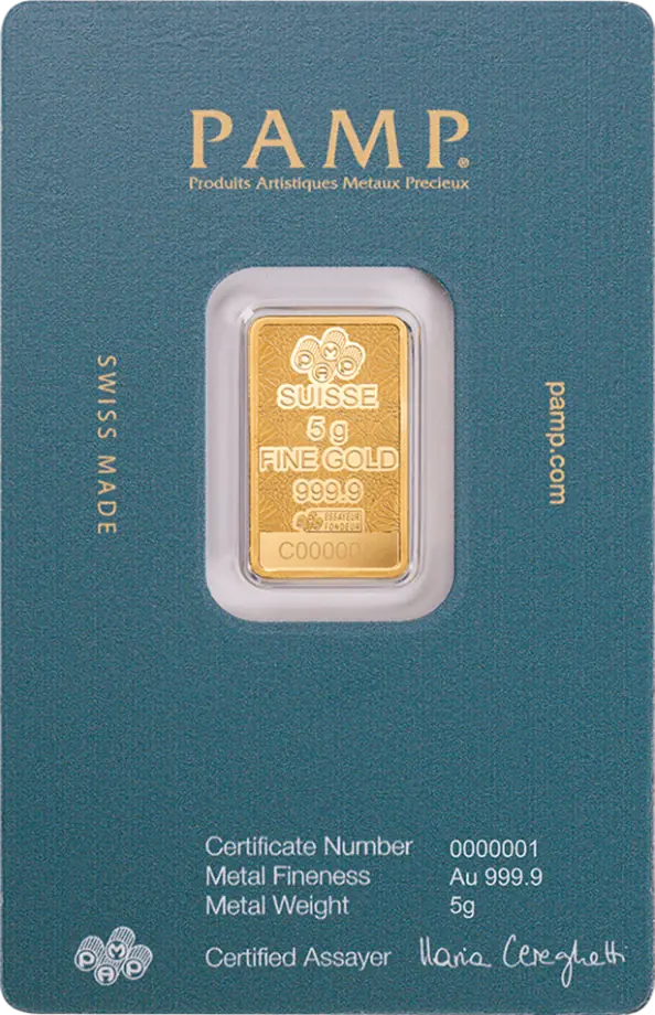 Zlatý zliatok PAMP - Arabian Falcon s rámečkem, 5 g 