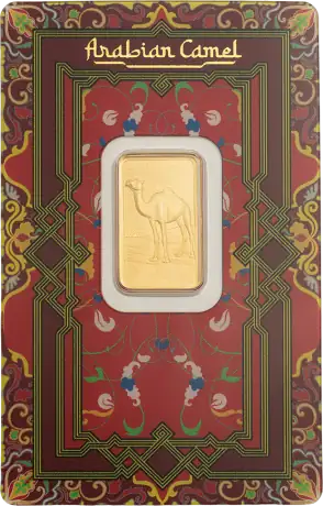 Zlatý zliatok PAMP - Arabian Camel s rámečkem, 5 g