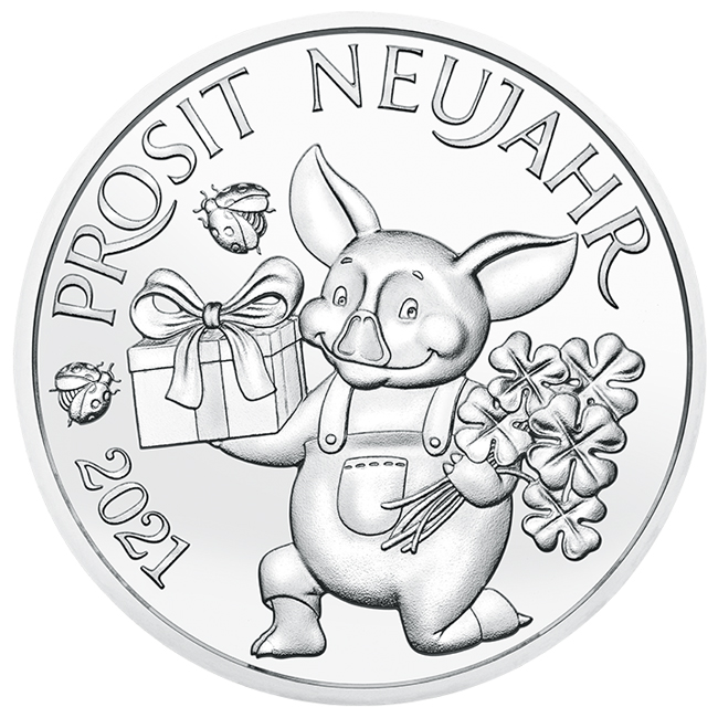 Žeton štěstí 2021, stříbrná mince