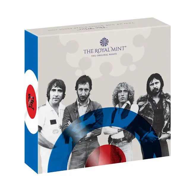 Hudební legendy -The Who 2021, stříbrná mince v etuji, 1 oz