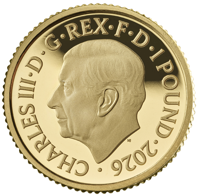 Britannia 2026 - zlatá prémiová sada mincí v etuji