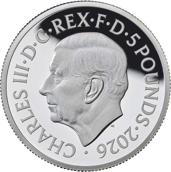 Britannia 2026, stříbrná mince v etuji, 2 oz