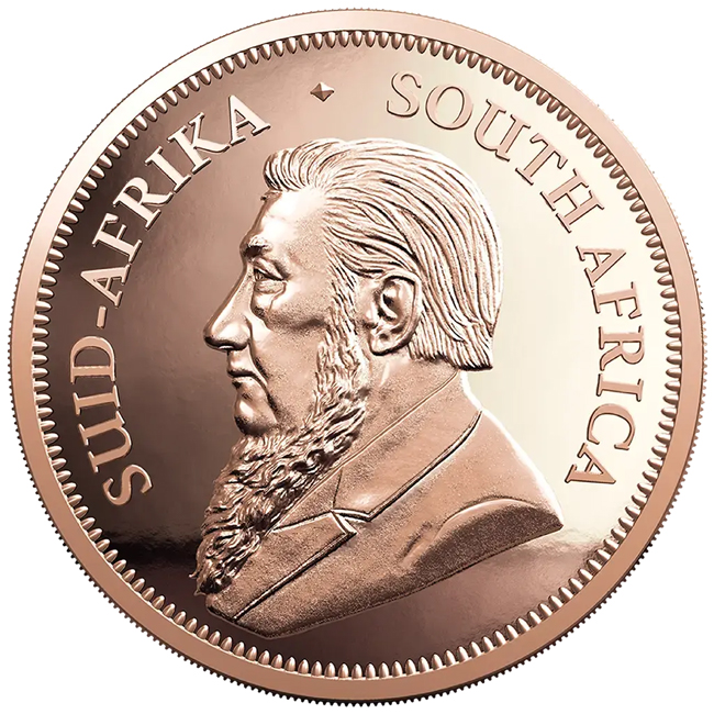 Krugerrand 2026, zlatá mince v etuji, 1/2 oz