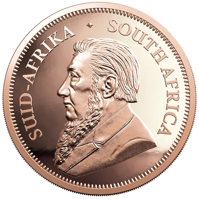 Krugerrand 2026, zlatá mince v etuji, 1/4 oz