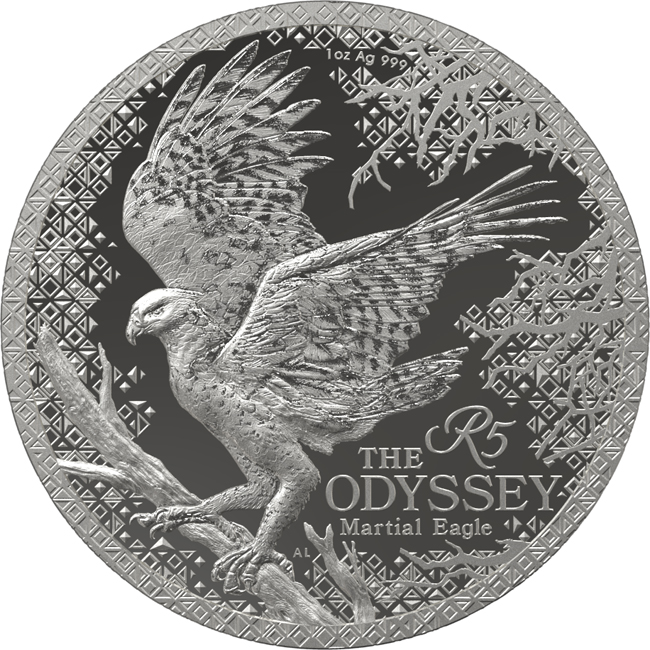 Odyssea: Orel bojovný 2026, stříbrná mince v etuji, 1 oz