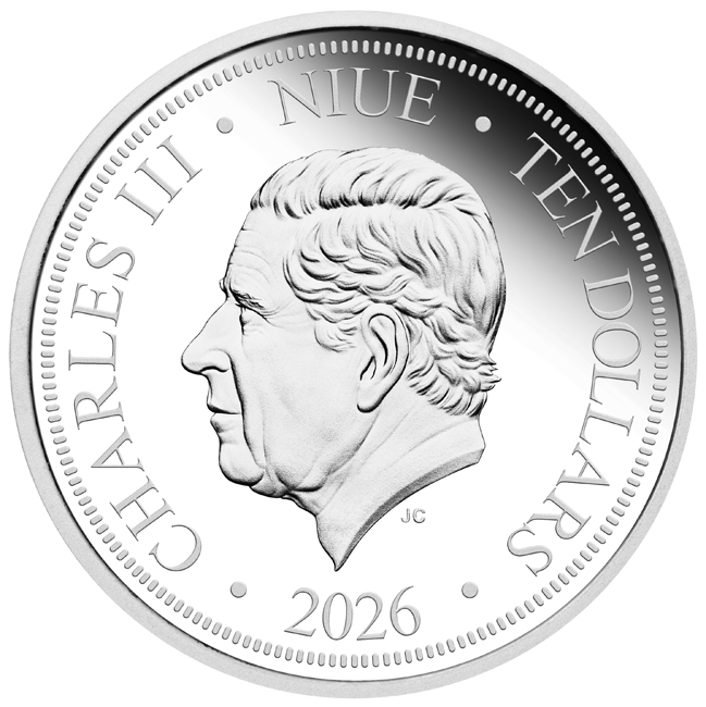 Motýl Modrásek očkovaný 2026, stříbrná mince s opálem, v etuji, 1 oz