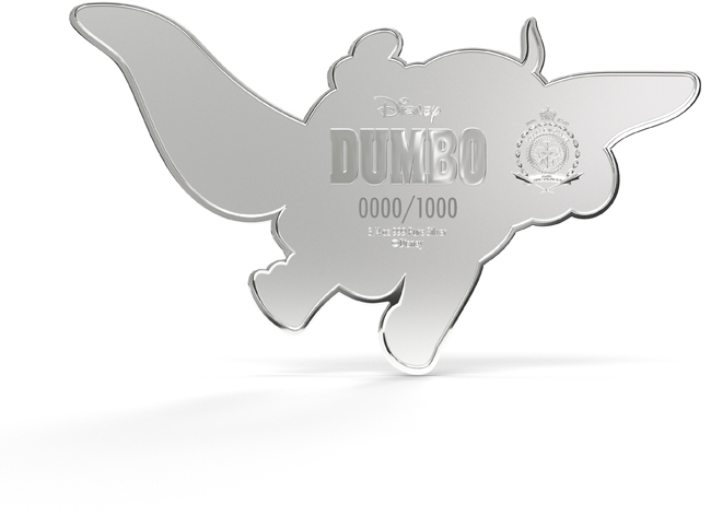 Slon Dumbo 2026, sada stříbrných mincí, 28 g