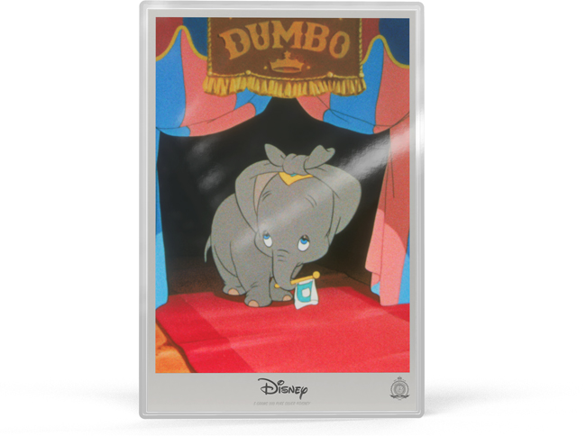 Slon Dumbo 2026, sada stříbrných mincí, 28 g