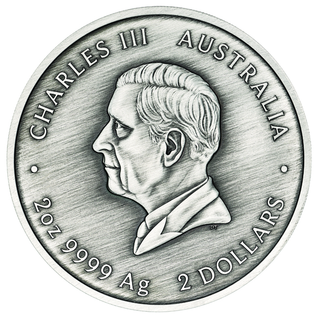 Želva Yaunati, stříbrná mince v etuji, 2 oz