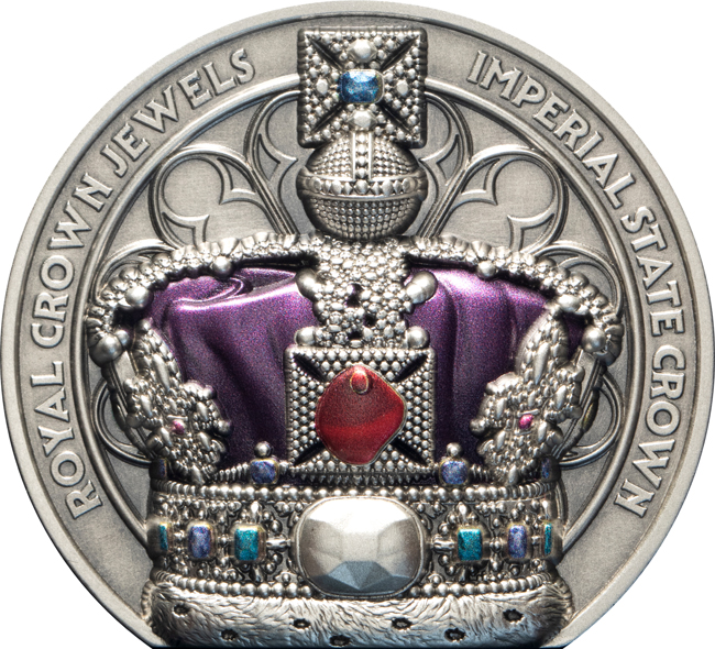 Britská státní koruna 2026, stříbrná mince v etuji, 2 oz