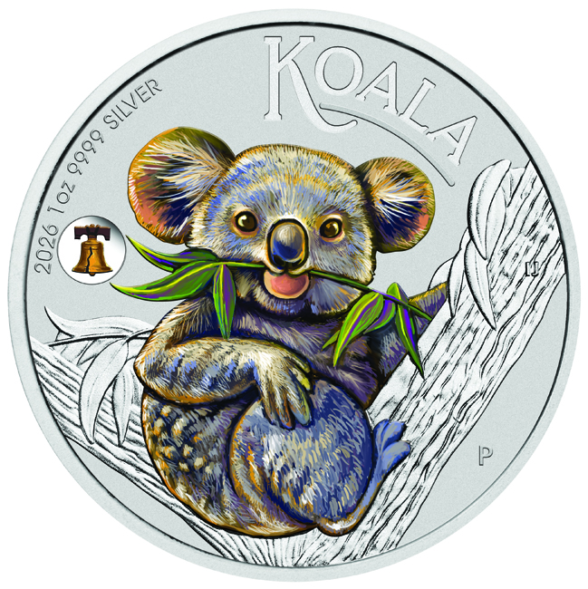 Koala 2026 - speciální edice pro veletrh ANA v Pittsurghu, stříbrná mince v blistru