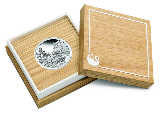 Zázraky Austrálie - vnitrozemí 2026, stříbrná mince v etuji, 1 oz