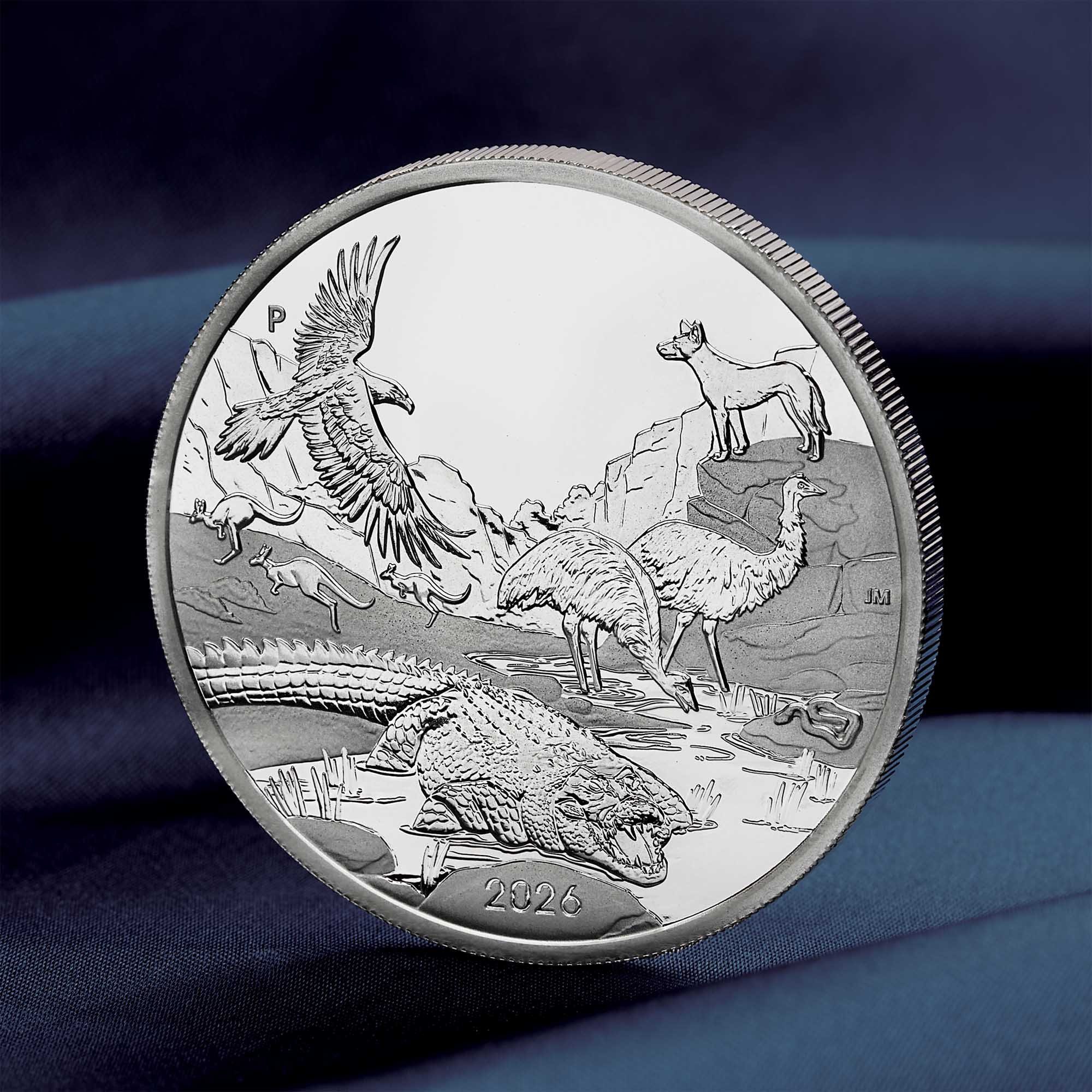 Zázraky Austrálie - vnitrozemí 2026, stříbrná mince v etuji, 1 oz