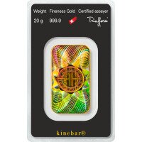 Zlatý zliatok Argor Heraeus 20&nbsp;g - Kinebar