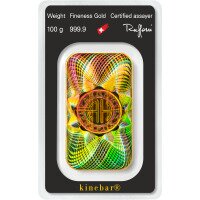 Zlatý zliatok Argor Heraeus 100&nbsp;g  - Kinebar