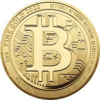 Zlatá minca Bitcoin 2022, 1&nbsp;oz