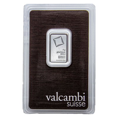 Platinový zliatok Valcambi 5&nbsp;g 