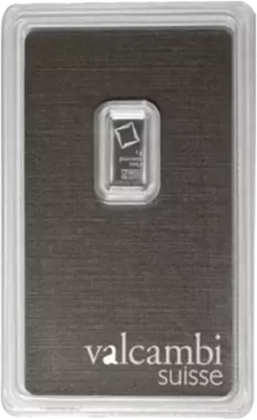 Platinový zliatok Valcambi 1&nbsp;g 