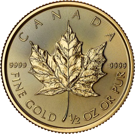 Zlatá minca Maple Leaf 2026, 1/2&nbsp;oz