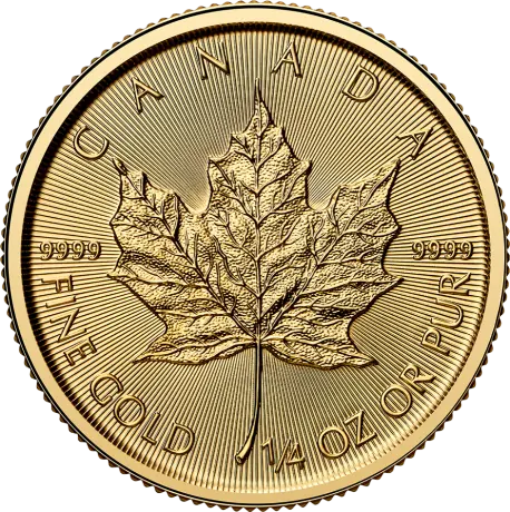 Zlatá minca Maple Leaf 2026, 1/4&nbsp;oz