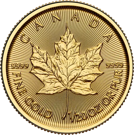 Zlatá minca Maple Leaf 2026, 1/20&nbsp;oz