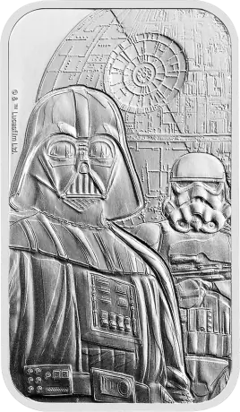 Strieborný zliatok The Royal Mint - Star Wars Dark Side, 1&nbsp;oz