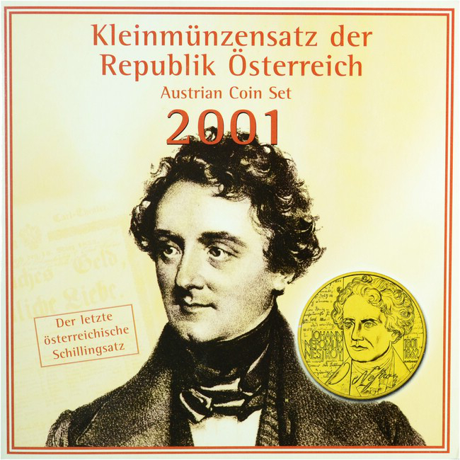 Sada mincí Rakousko: 2001