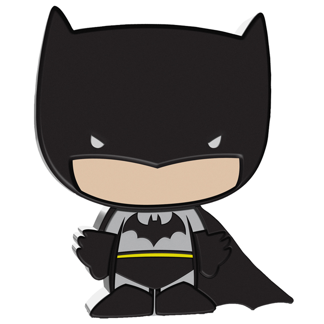 Chibi: Batman, rok 2020, stříbrná mince v etuji, 1 oz