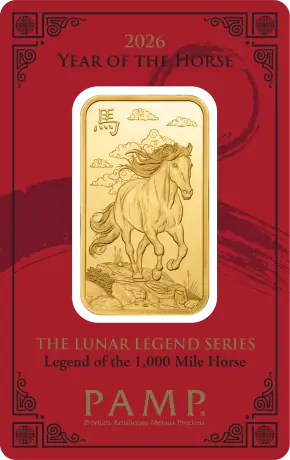 Zlatý zliatok PAMP - Rok koňa 2026, 1&nbsp;oz