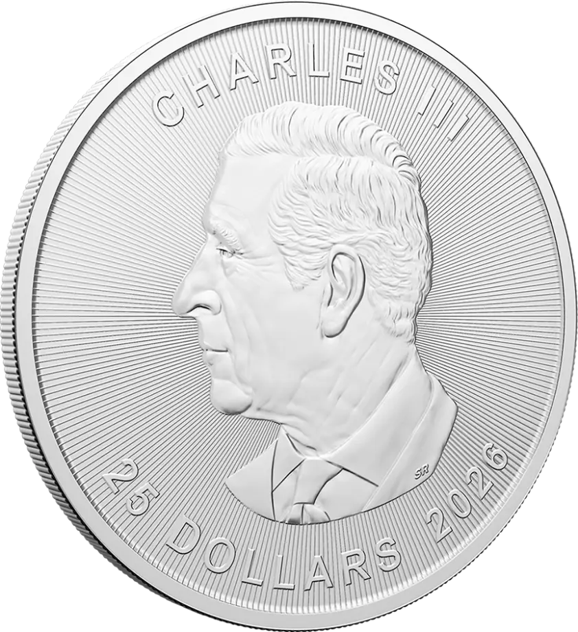 Strieborná minca Maple Leaf 2026, 5&nbsp;oz