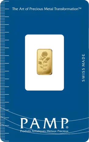 Zlatý zliatok PAMP Růže; 2,5&nbsp;g