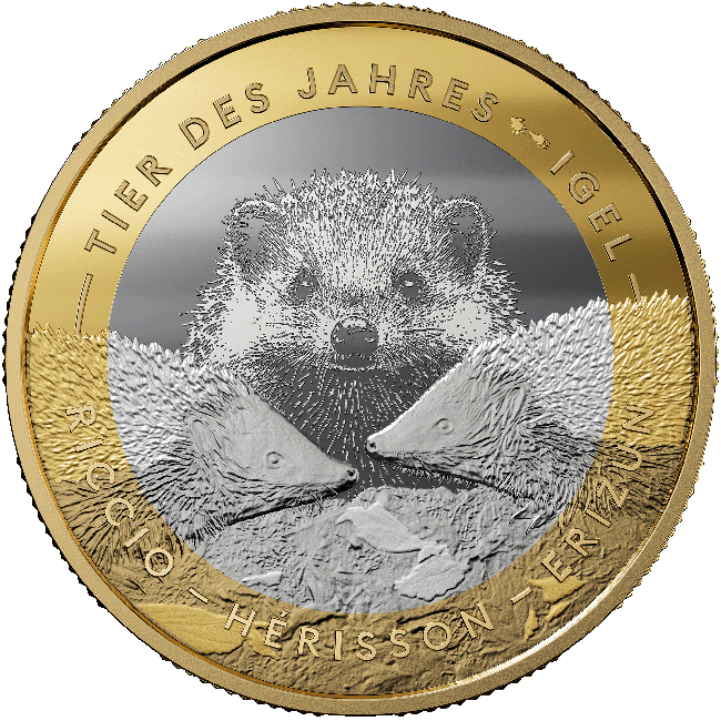 Zvíře roku: Ježek 2026, CuNi mince