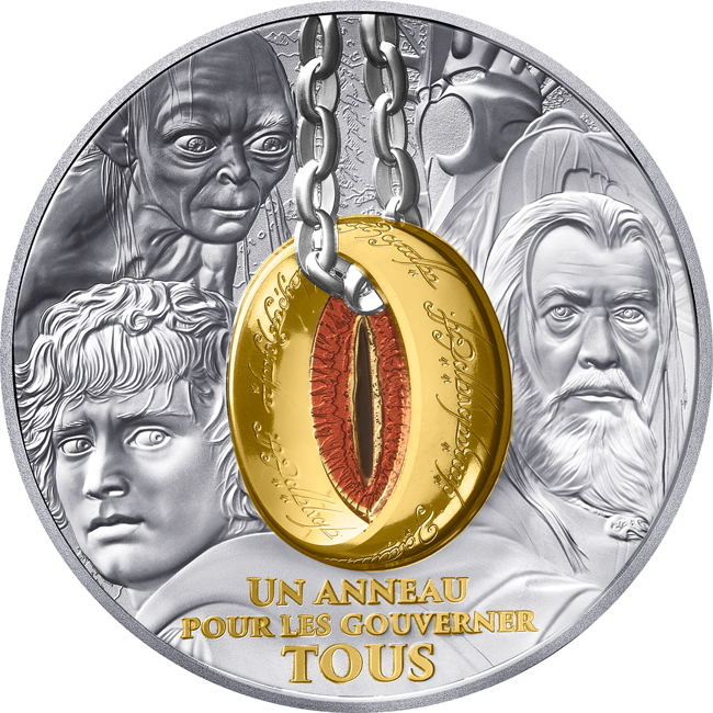 Pán prstenů 2026, stříbrná mince v etuji, 1 oz