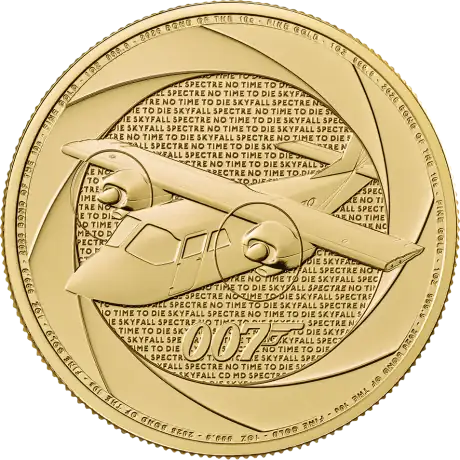 Zlatá minca James Bond of the 2010´s, 1 oz