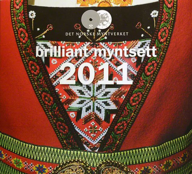 Sada mincí Norsko: 2011 - suvenýr, CuNi