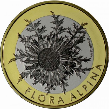 Alpská flóra - Stříbrný bodlák, CuNi