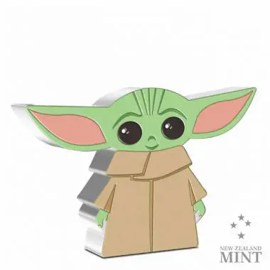 Star Wars - Chibi: The Mandalorian r. 2021, 1 oz stříbra