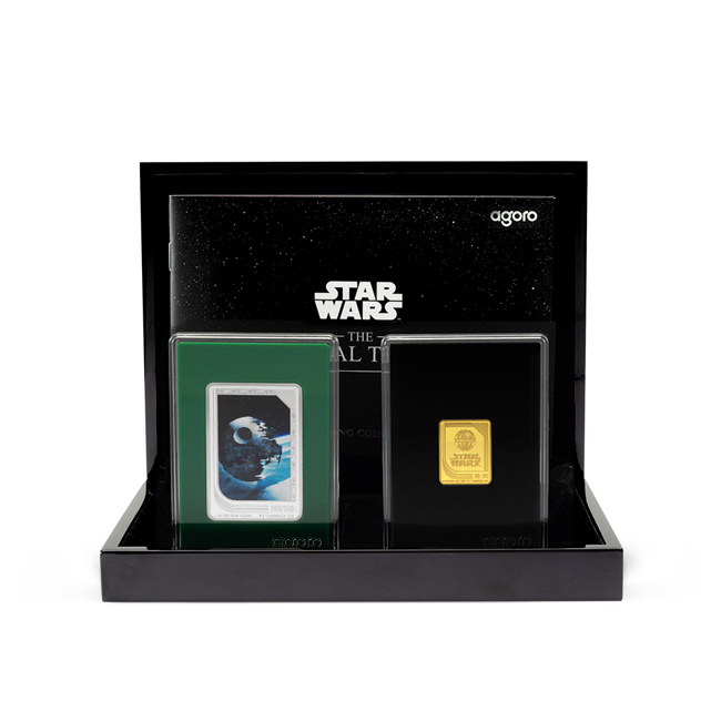 Star Wars: Originální trilogie 2025, sada stříbrných sběratelských mincí v etuji, 2 oz