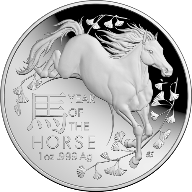 Lunární kůň 2026 - Royal Australian Mint, stříbrná mince v etuji, 1 oz