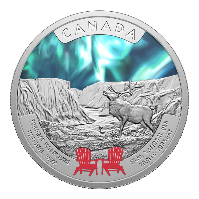 Národní parky Kanady: park Torngat Mountains 2026 (1. emise), stříbrná mince v etuji, 1 oz