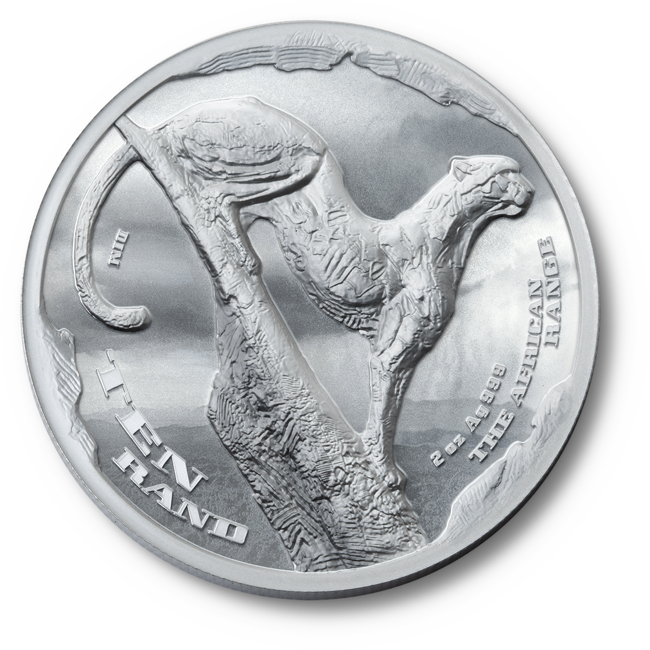 Africké teritorium: Gepard 2026, stříbrná mince v etuji, 2 oz