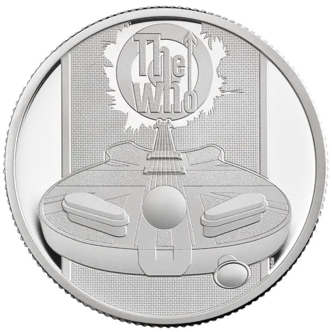 Hudební legendy -The Who 2021, stříbrná mince v etuji, 15 g